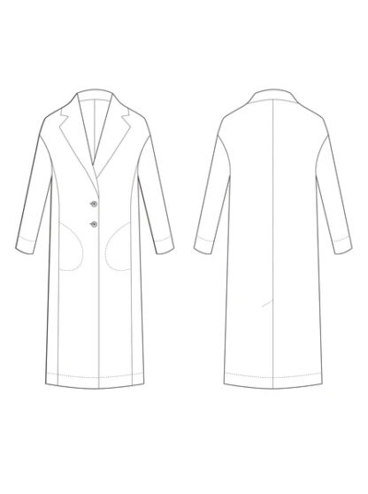 the coat, schnittmuster, the avid seamstress