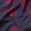 brushed jacquard , about a dot, space/fuchsia mind the maker