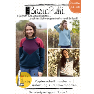 basic pulli, Schnittmuster, Lotte&ACLudwig